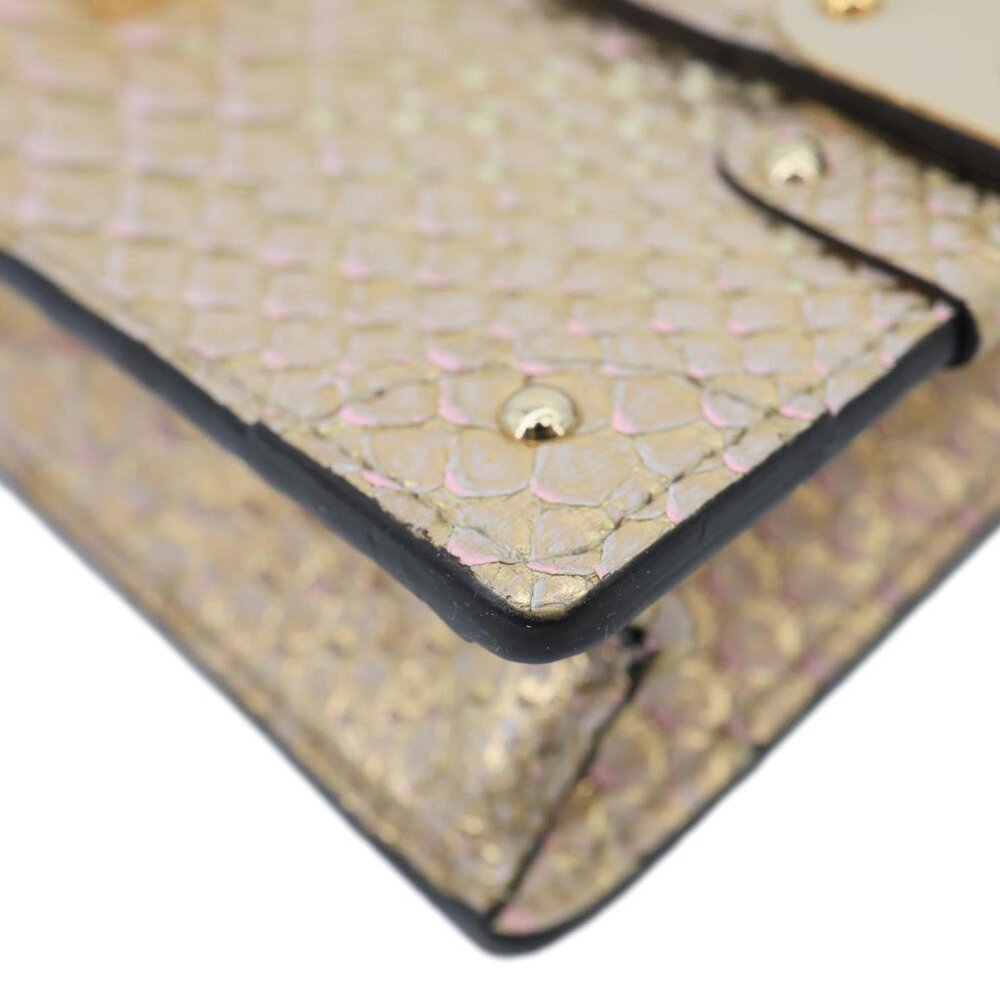 Louis Vuitton Trunk Python Leather Chain Wallet S… - image 7